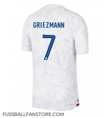 Frankreich Antoine Griezmann #7 Replik Auswärtstrikot WM 2022 Kurzarm
